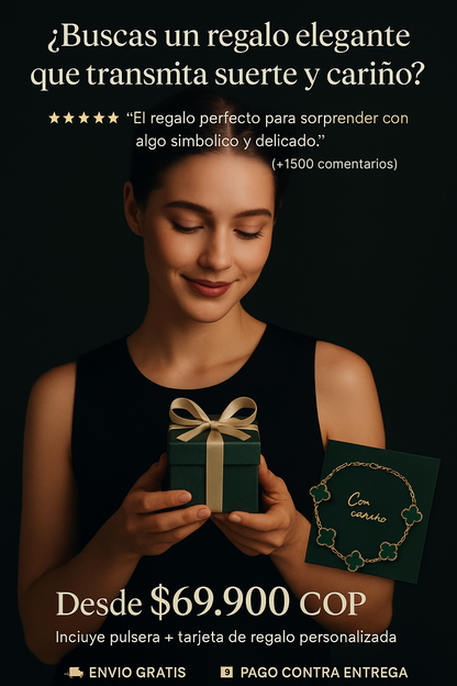 Pulsera AURÉ™✨| Trébol de la Suerte