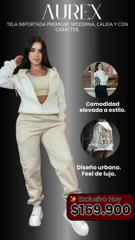 AUREX set | Un básico fuerte 3 prendas - Zeyhop