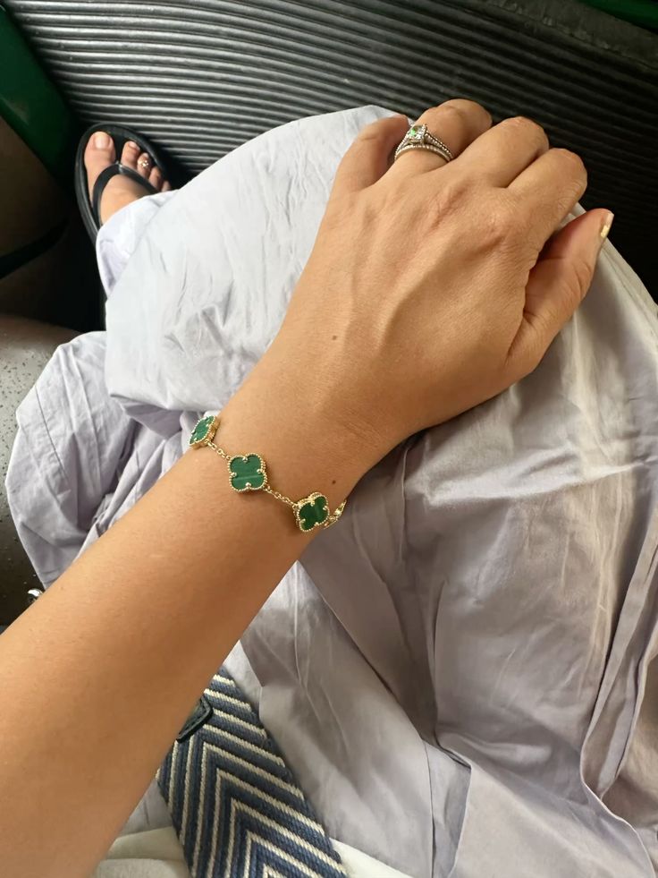 Pulsera AURÉ™✨| Trébol de la Suerte